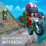 Őrült 2 játékos Moto Racing