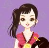 Aranyos lány a Hanbok játék