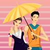 Cute Umbrella Couple game
