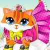 Cute kitty item dress up game