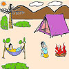 Cute picnic time coloring game