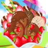 Délicieux invincible chocolat crème glacée aux fraises jeu