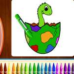 Динозаври книжка за оцветяване част I игра