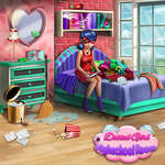 Dotted Girl Highschool Room game