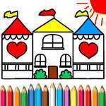 Doll House Coloring Book game