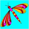 Libelle Färbung Spiel