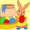 Conejitos de Pascua 2 - juegos de colorear Rossy
