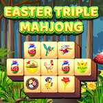 Pasen Triple Mahjong spel