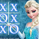 Elsa bevroren koorts TicTacToe spel
