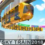 Erhöhte Zug Fahrsimulator Sky Tram Driver Spiel