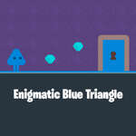 Triangle bleu énigmatique jeu