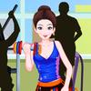 Exercise girl dress up game