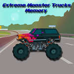 Extrém Monster Trucks memória játék