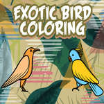 Colores de aves exóticas juego