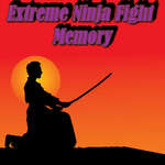 Memoria de lucha ninja extrema juego