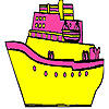 Fast and big ship coloring game