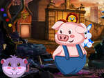 Escape de cerdo granjero juego