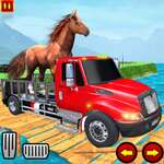 Boerderij Dier Transport Truck Game spel