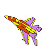 Harci repülőgép színező játék