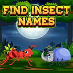 Encuentra nombres de insectos juego