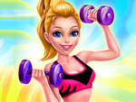 Fitness Girl Dress Up game