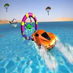 Floating Water Surfer Car Driving Beach Racing game