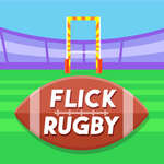 Rýchly pohyb rugby hra