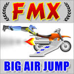 Saut de vélo Big Air FMX jeu