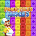 Tuiles alimentaires Match 3 jeu