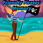 Memoria de piratas amistosos juego