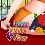 Vicces Tattoo Shop játék