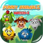 Funny Animals Match 3 game