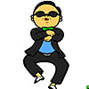 Színező Gangnam stílus játék