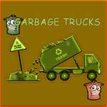 Müllwagen versteckt Mülltonne Spiel