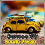 Német VW bogár puzzle játék