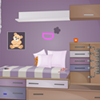 Meisjes paarse kamer Escape spel