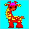 Giraffe kleuren spel