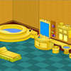 Golden Bathroom Escape game