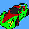Grand Racing car coloring game