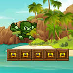 Groene Ninja Run spel