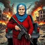 Grandma with machine-gun Apocalypsis játék