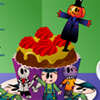 Diseño de la torta de Halloween taza juego