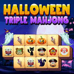 Halloween Dreifach Mahjong Spiel