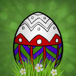 Kézzel készített húsvéti tojás kifestőkönyv játék
