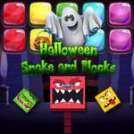 Хелоуин змия и блокове игра