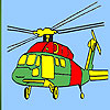 Coloriage hélicoptères lourds jeu
