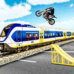 Highway Traffic Bike Stunts game