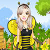 Miel abeja moda juego