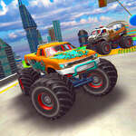 Onmogelijke Monster Truck race Monster Truck Games 2021 spel