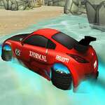 Incredible Water Surfing Car Racing Game 3D